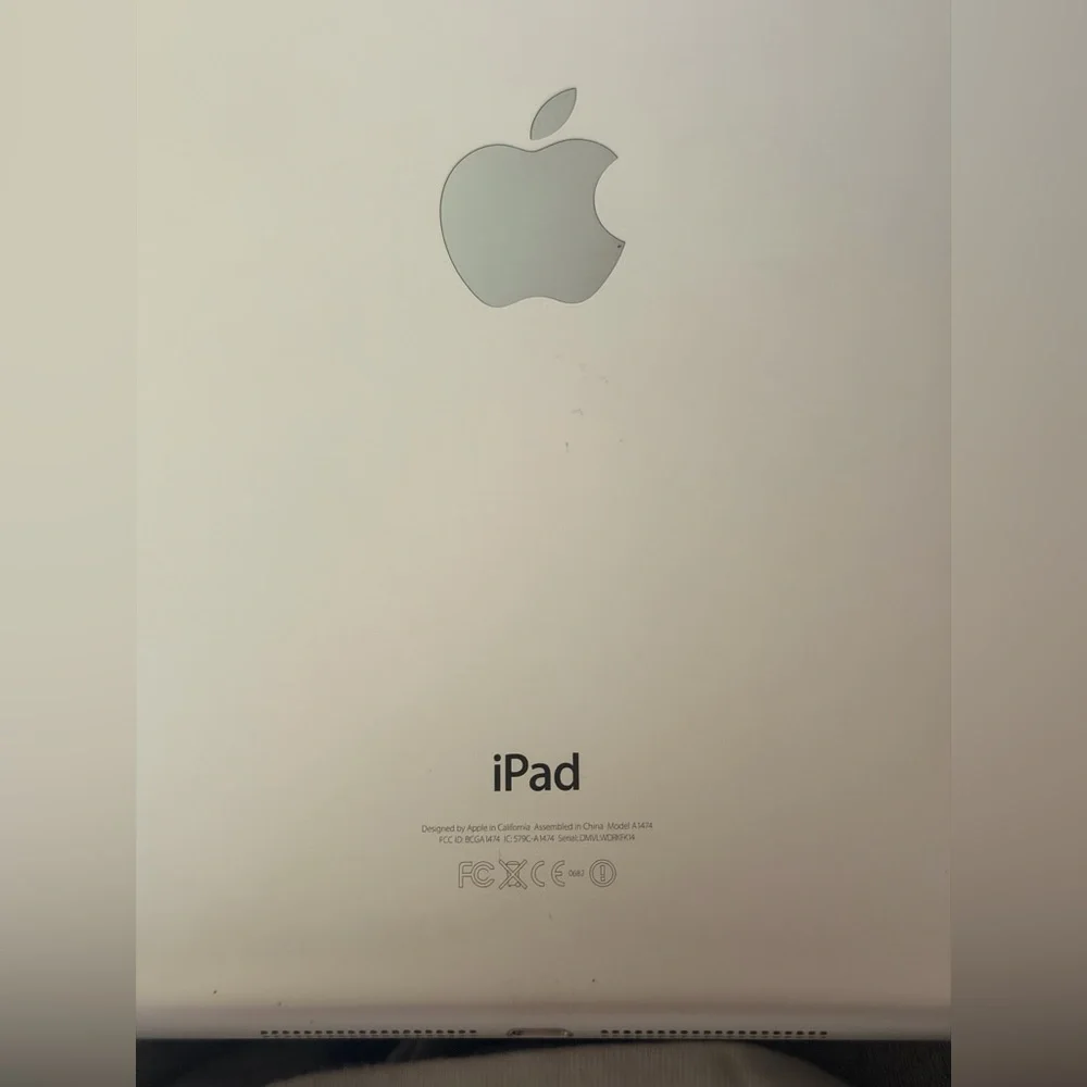 Apple Tablet with White Frame